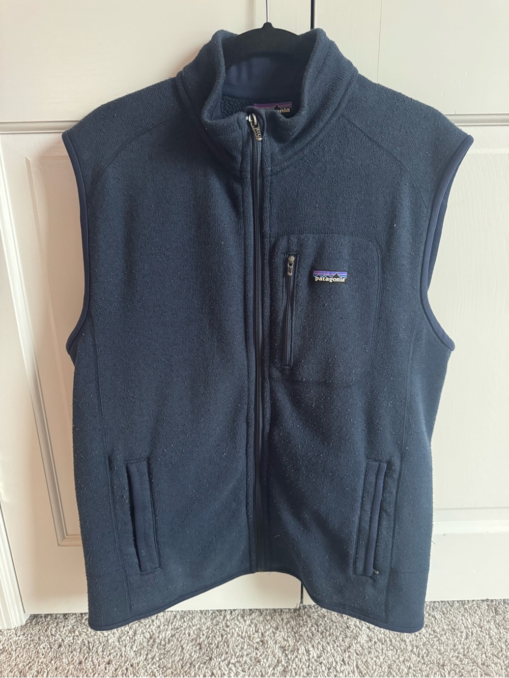 Patagonia Men’s Large Fleece Vest - Navy
